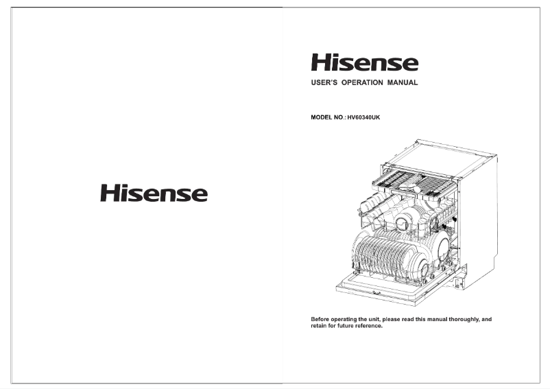 Page 1 de la notice Manuel utilisateur Hisense HV60340UK