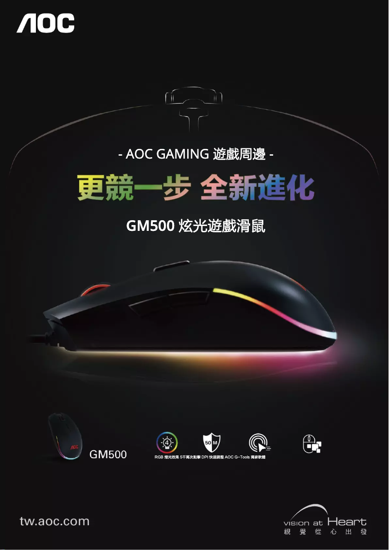 Image de la première page du manuel de l'appareil GM500