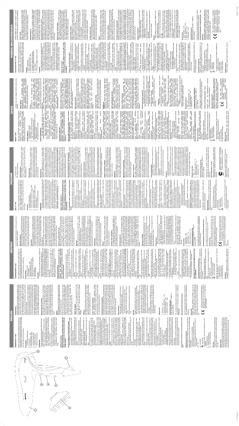 Imagen de la primera página del manual del dispositivo VT-1328 CR