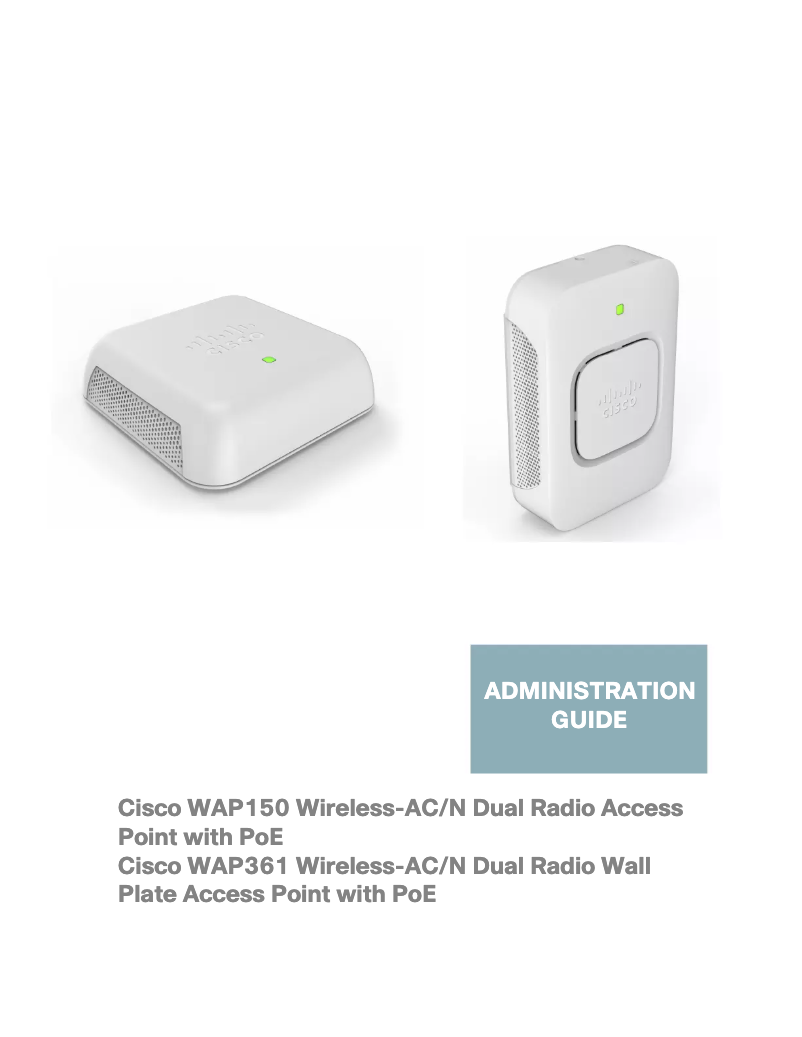 Page 1 de la notice Manuel utilisateur Cisco WAP150