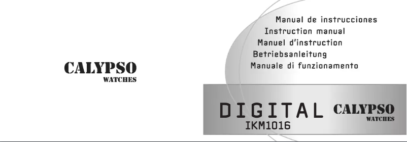 Page 1 de la notice Manuel utilisateur Calypso K5656