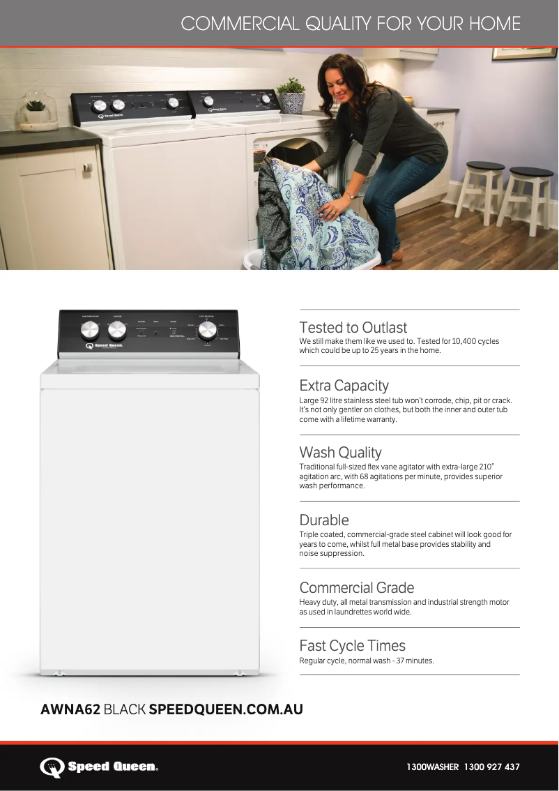 Image de la première page du manuel de l'appareil AWNA62