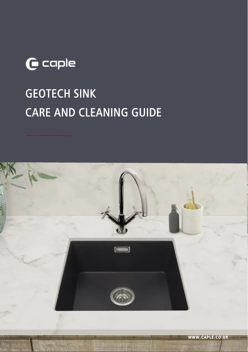 Page n°1 - Manuel utilisateur Caple VEI100CW