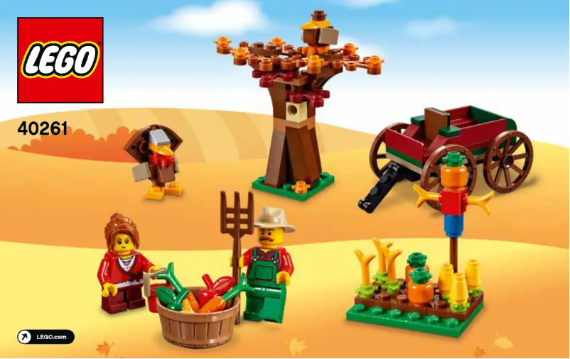 Page n°1 - Manuel utilisateur Lego Thanksgiving Harvest 40261
