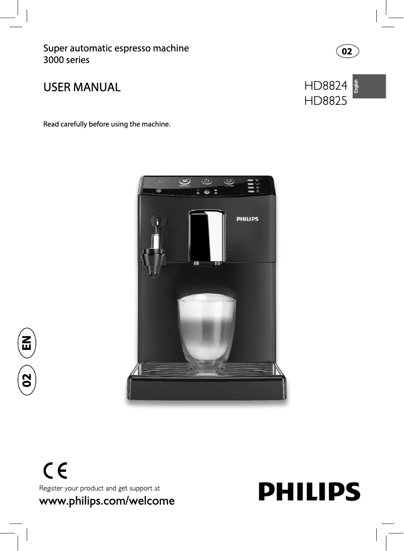 Image de la première page du manuel de l'appareil 3000 series HD8825