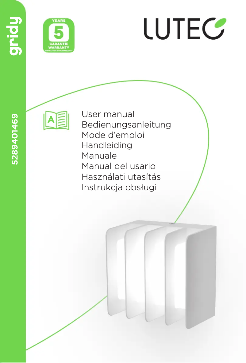 Page n°1 - Manuel utilisateur Lutec Gridy