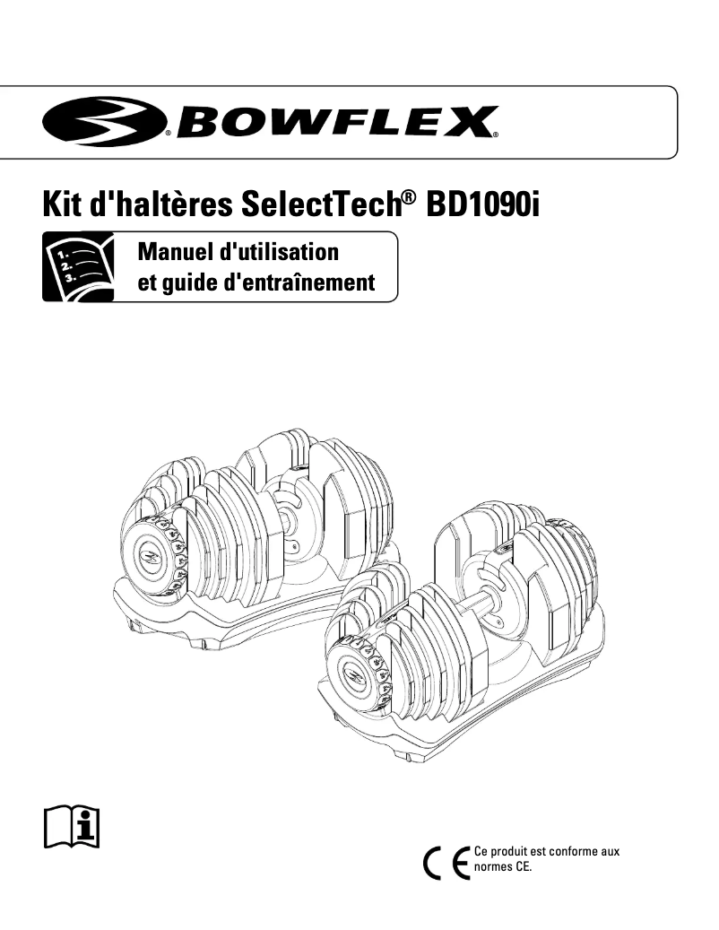 Página 1 del manual Manual de usuario Bowflex SelectTech BD1090i