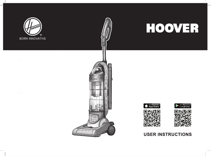 Page n°1 - Manuel utilisateur Hoover VR81