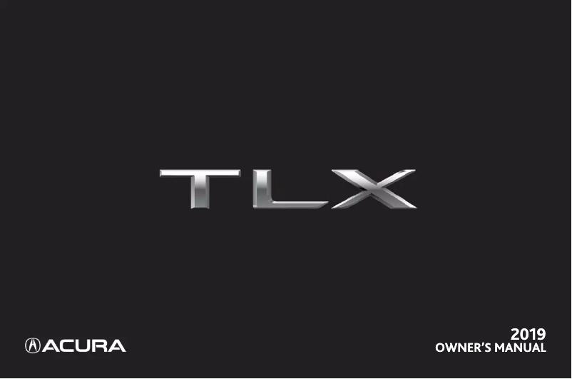 Image de la première page du manuel de l'appareil TLX (2019)
