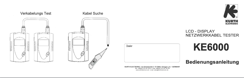 Image de la première page du manuel de l'appareil KE6x01