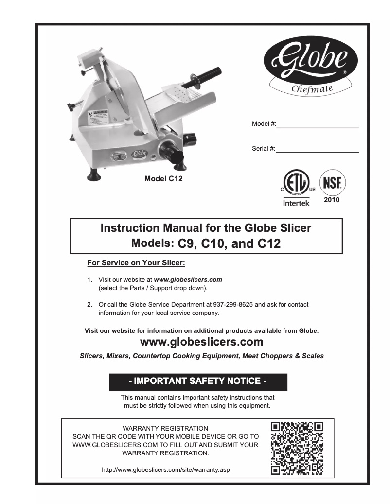 Image de la première page du manuel de l'appareil C10