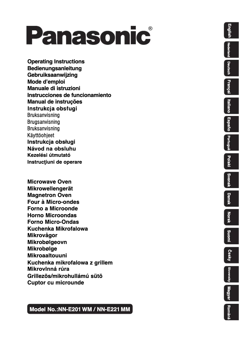 Page 1 de la notice Manuel utilisateur Panasonic NN-K151
