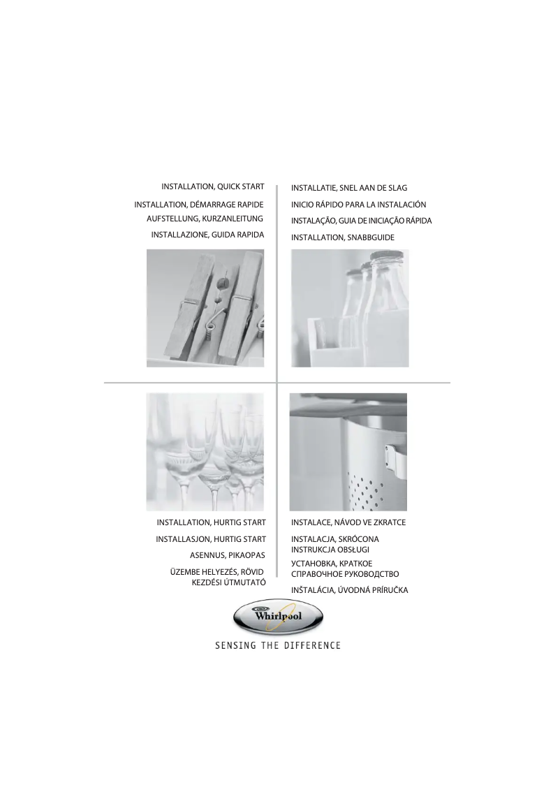 Page 1 de la notice Manuel utilisateur Whirlpool AMW 869