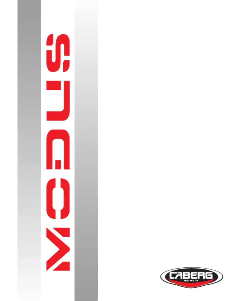 Page n°1 - Manuel utilisateur Caberg Modus