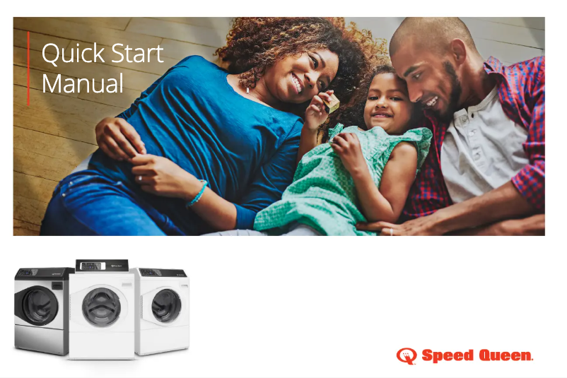 Page 1 de la notice Guide de démarrage rapide Speed Queen FF7009WN