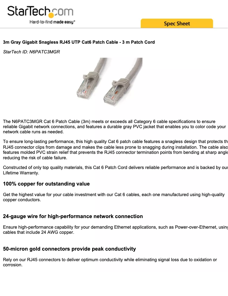 Image de la première page du manuel de l'appareil N6PATC3MGR