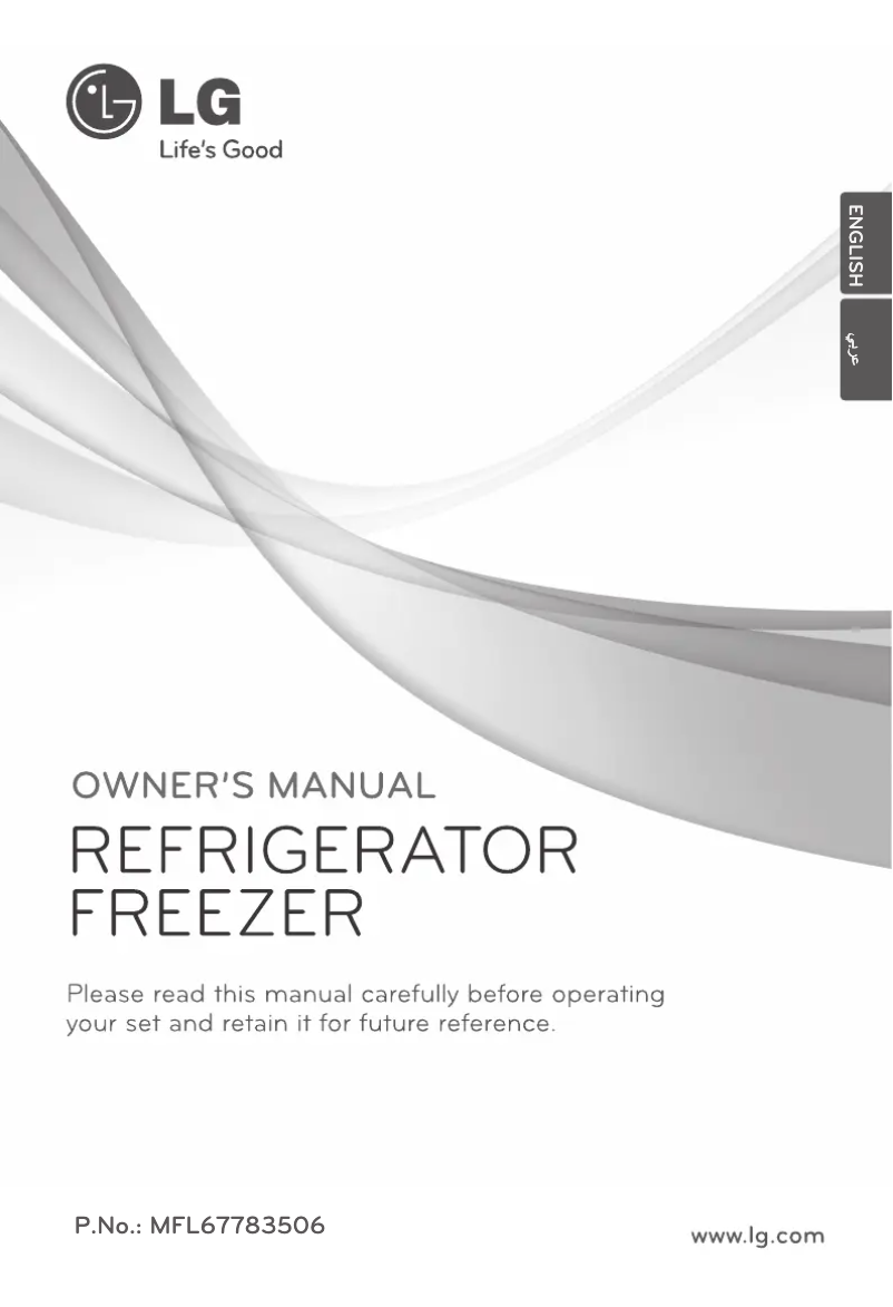 Page 1 de la notice Manuel utilisateur LG GC-B419SLQK