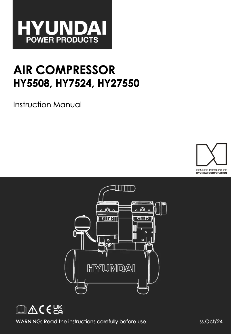 Page n°1 - Manuel utilisateur Hyundai HY5508