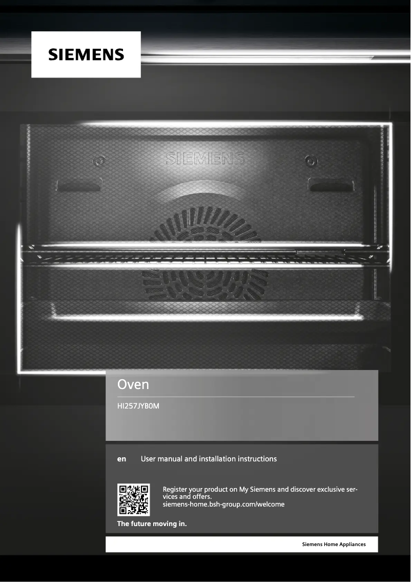 Page n°1 - Manuel utilisateur Siemens HI257JYB0M