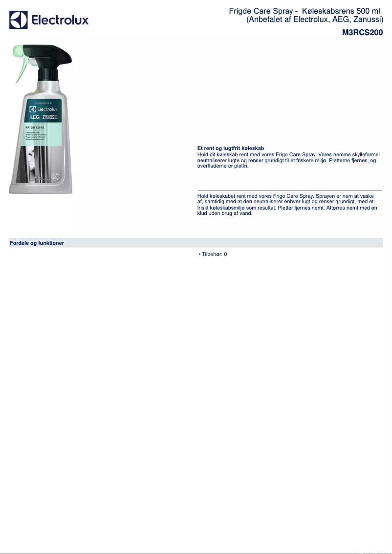 Image de la première page du manuel de l'appareil M3RCS200