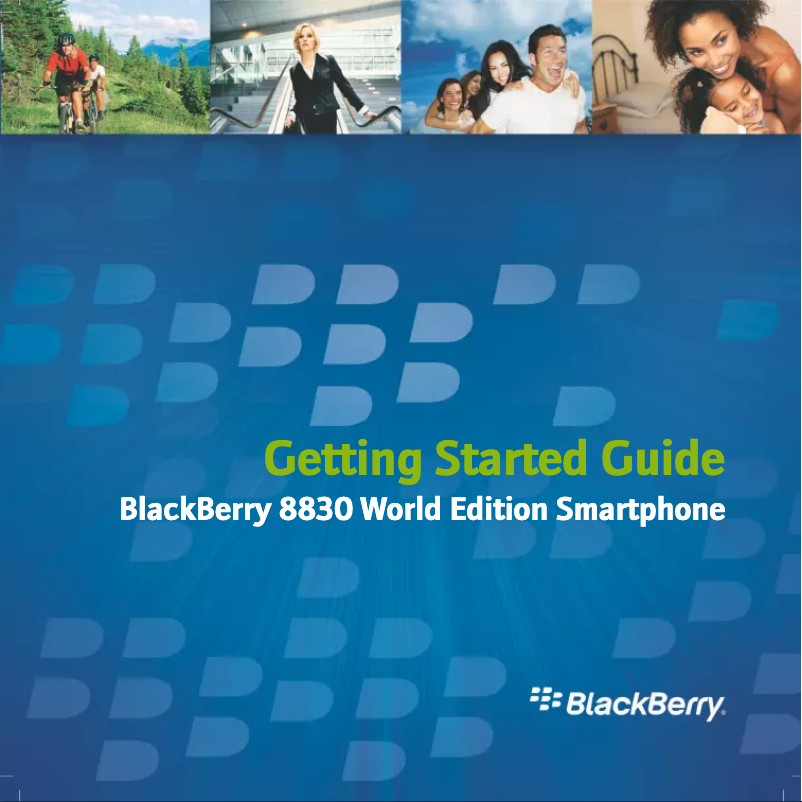 Page n°1 - Manuel utilisateur BlackBerry 8830