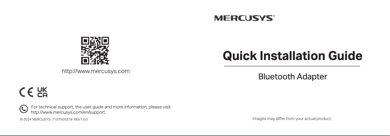 Page n°1 - Guide d'installation Mercusys MA530