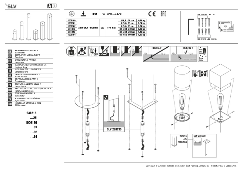 Image de la première page du manuel de l'appareil 1006181