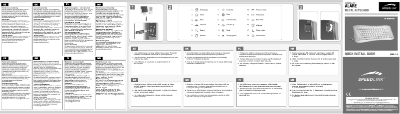 Page n°1 - Manuel utilisateur Speedlink SL-6465 Alare