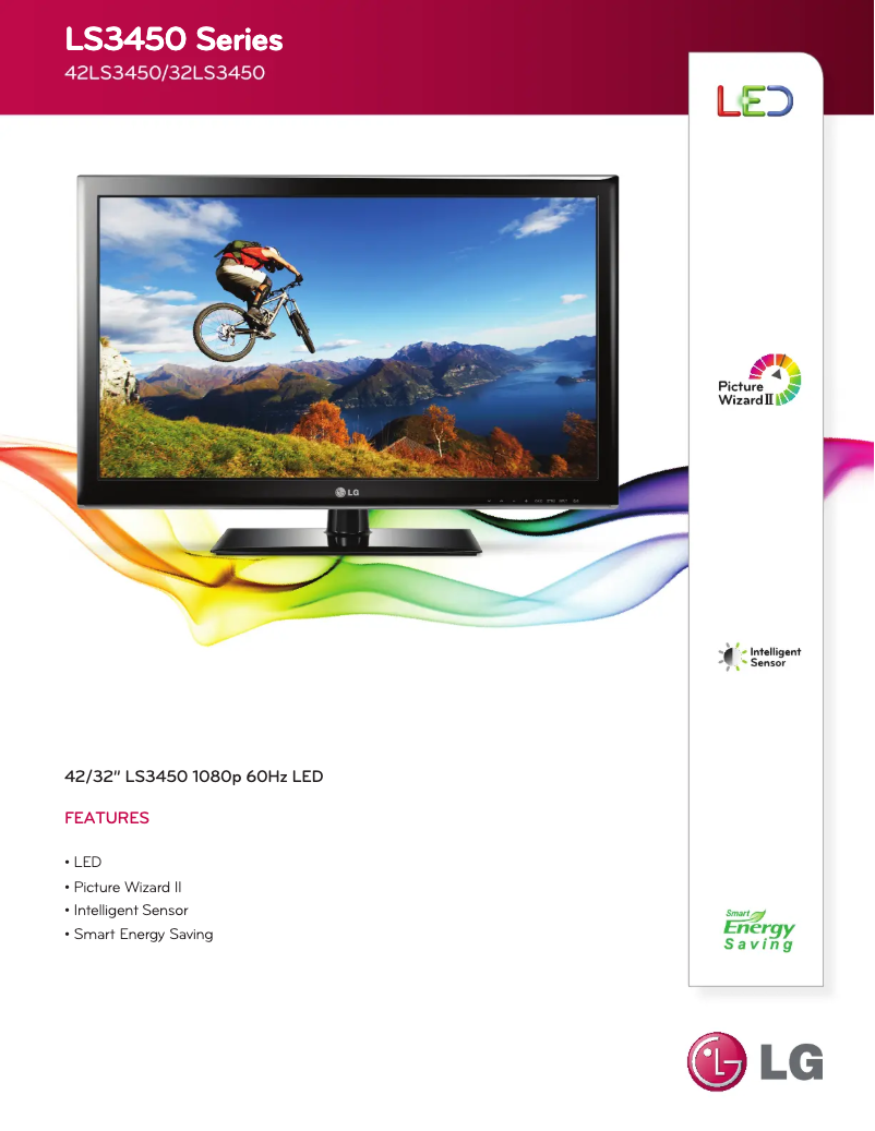 Imagen de la primera página del manual del dispositivo 42LS3450