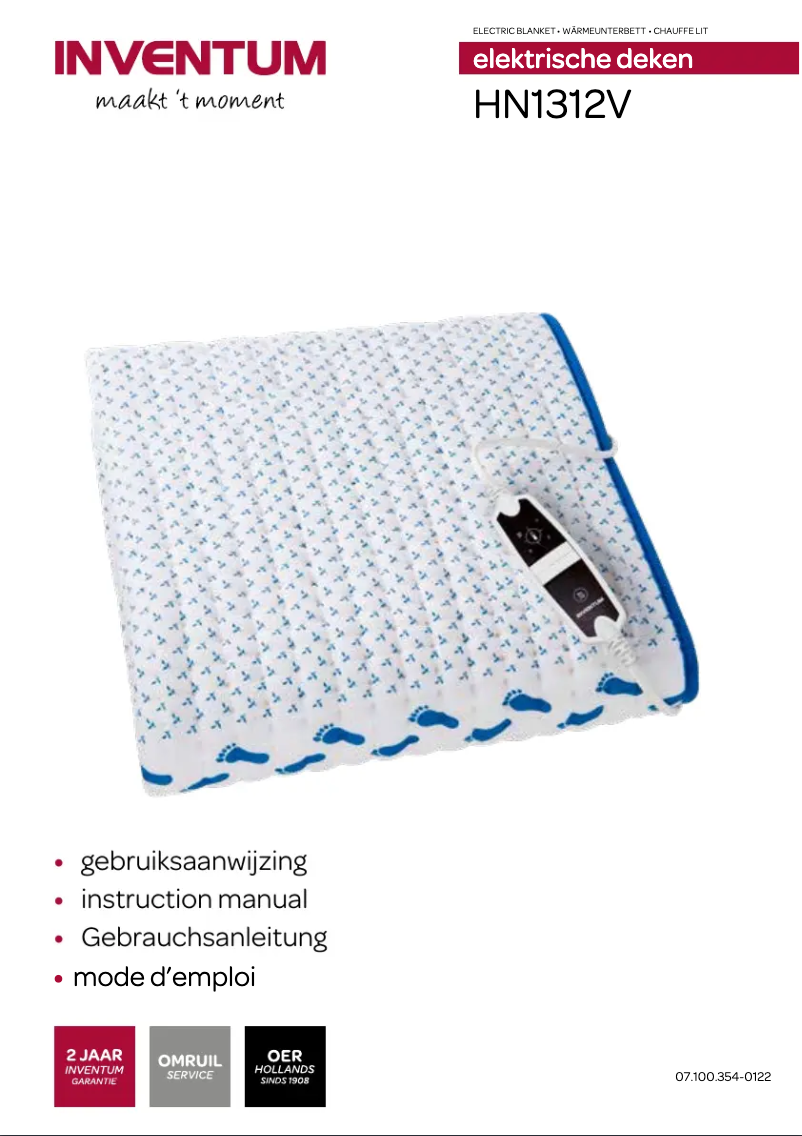 Image de la première page du manuel de l'appareil HN1312V