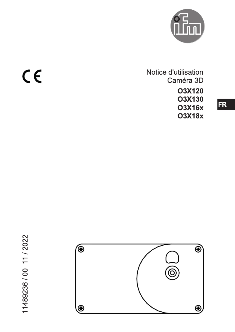Page n°1 - Manuel utilisateur IFM O3X120