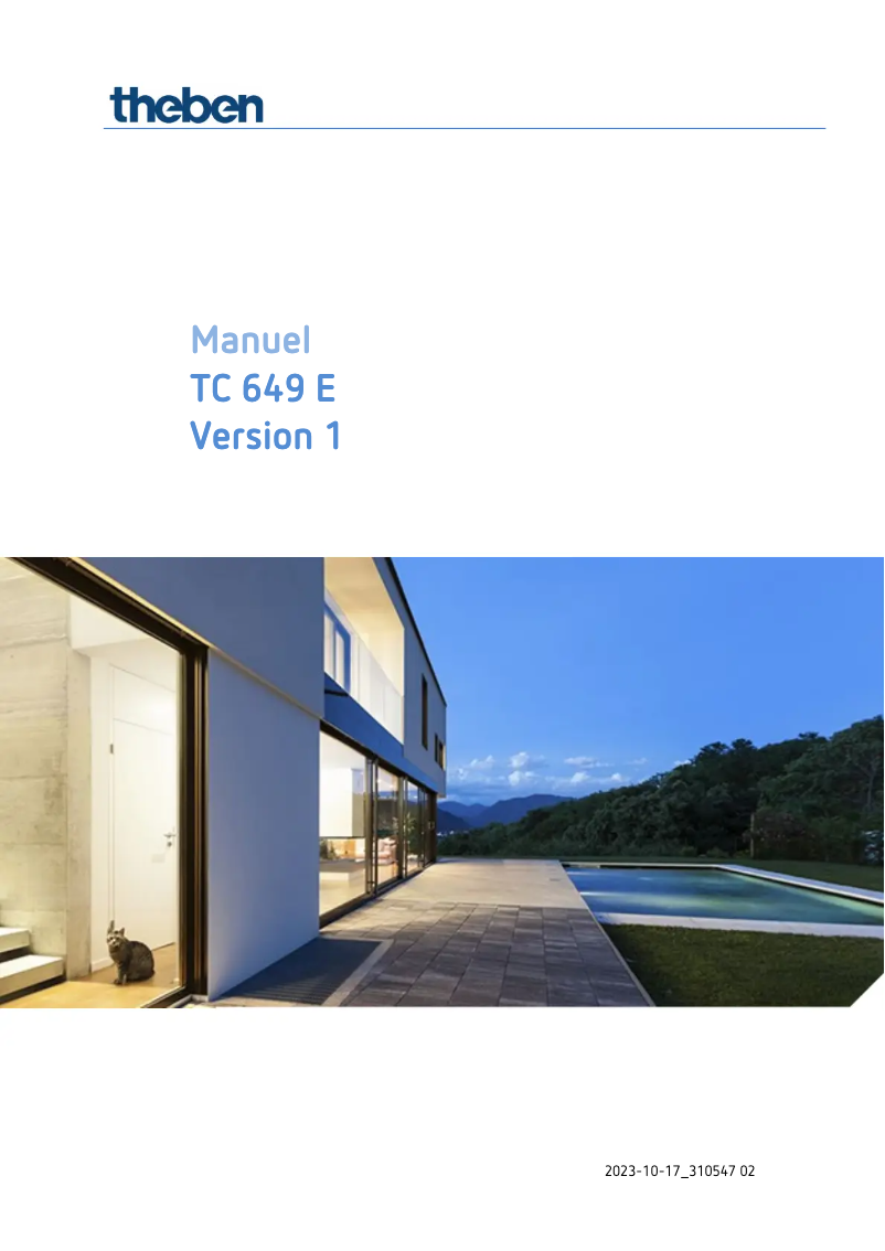 Image de la première page du manuel de l'appareil TC 649 E