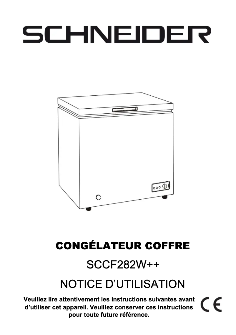Page n°1 - Manuel utilisateur Schneider SCCF282W++