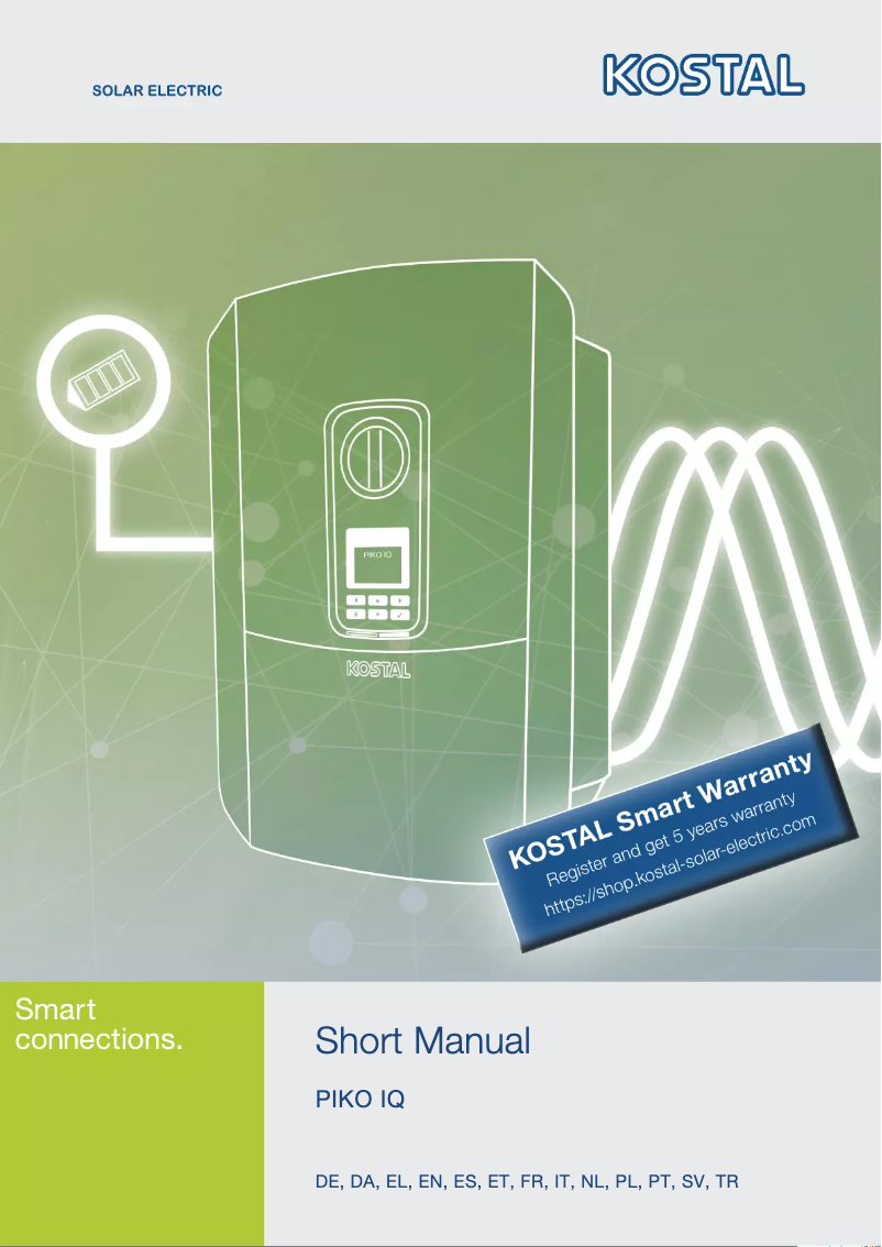 Image de la première page du manuel de l'appareil IQ 3.0
