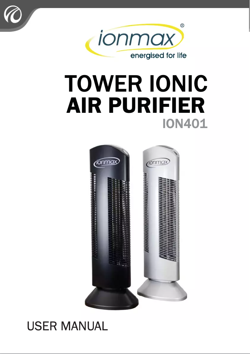 Page n°1 - Manuel utilisateur Ionmax Tower Ionic ION401