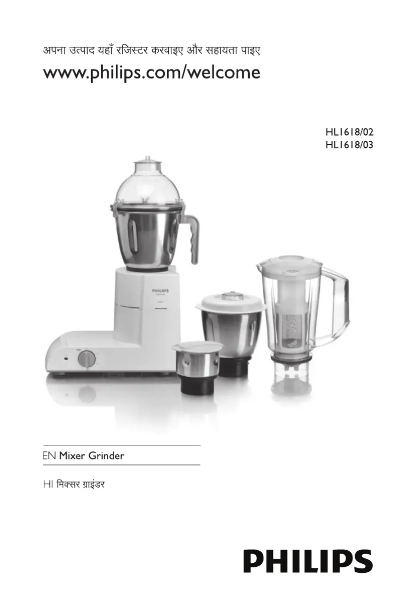 Page n°1 - Manuel utilisateur Philips HL1618