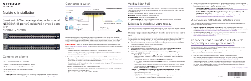 Image de la première page du manuel de l'appareil GS752TPP