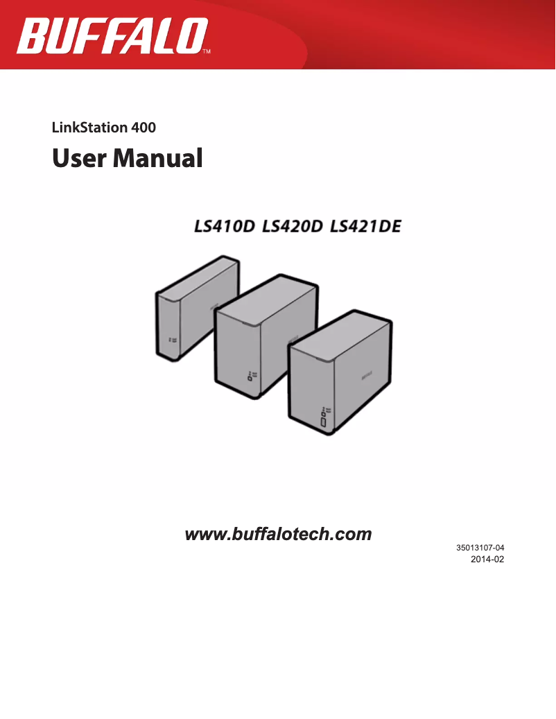 Página 1 del manual Manual de usuario Buffalo LinkStation 420
