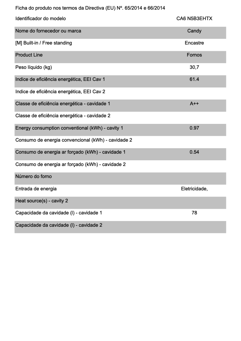 Image de la première page du manuel de l'appareil CA6 N5B3EHTX