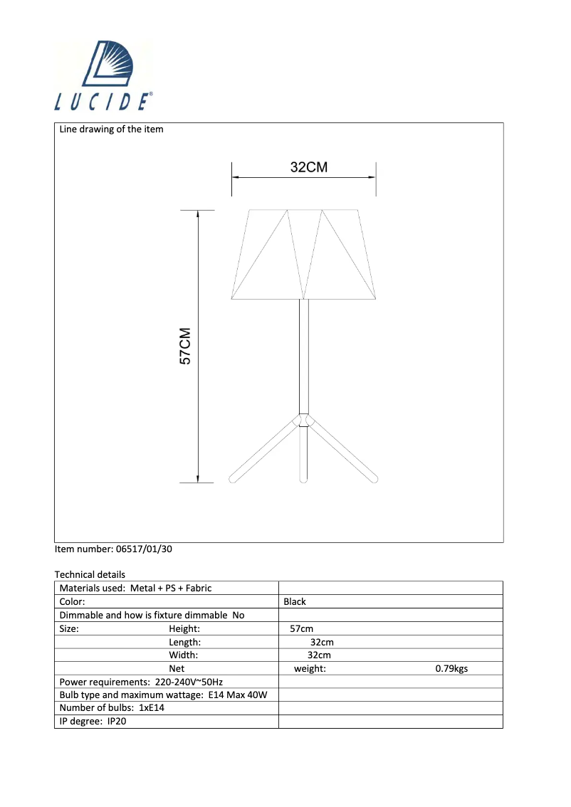 Image de la première page du manuel de l'appareil Alegro 06517/01/30