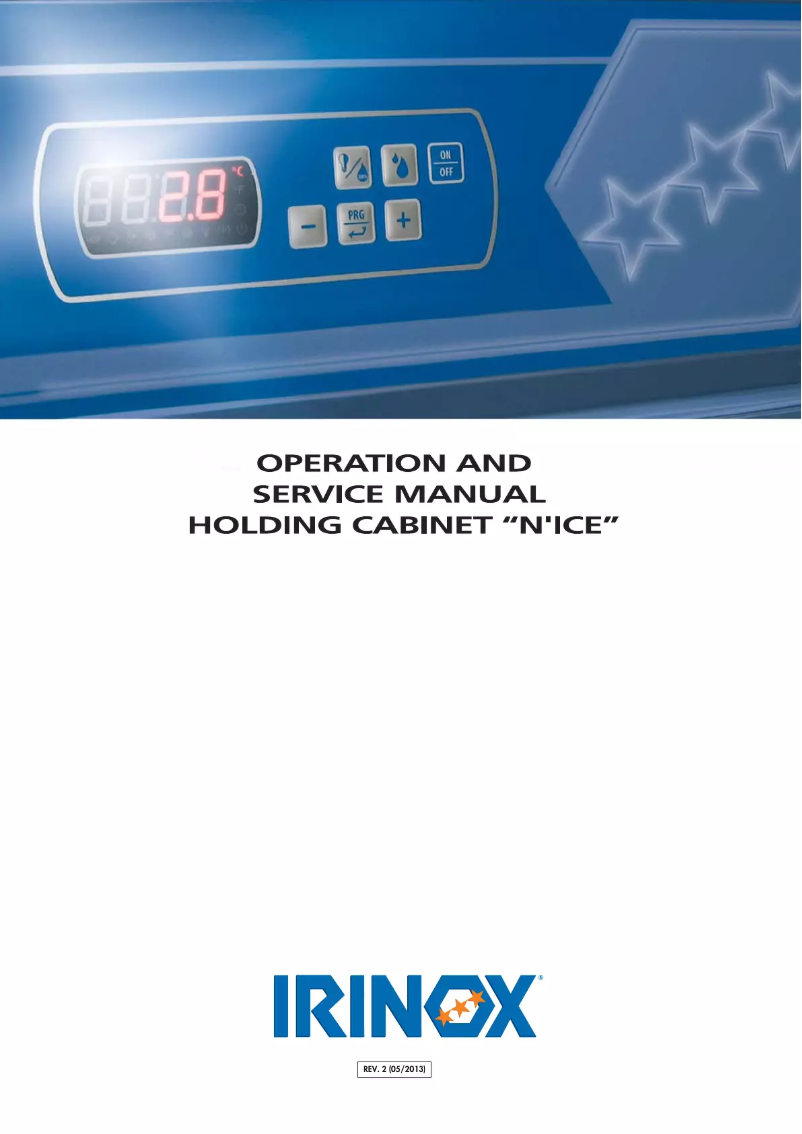 Página 1 del manual Manual de usuario Carpigiani Irinox NIce