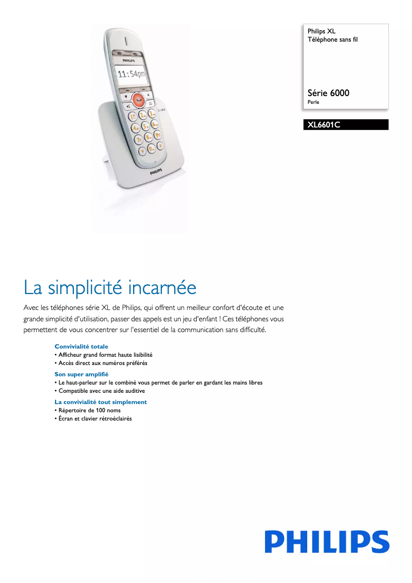 Imagen de la primera página del manual del dispositivo XL660