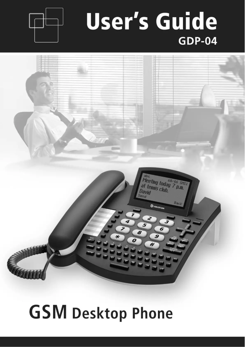 Página 1 del manual Manual de usuario Jablocom GDP-04