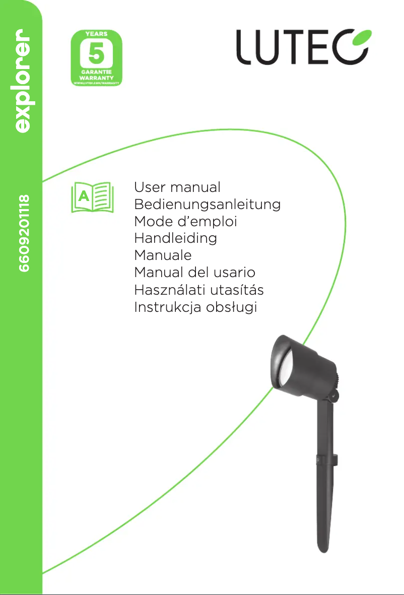 Page 1 of the manual User Manual Lutec Explorer