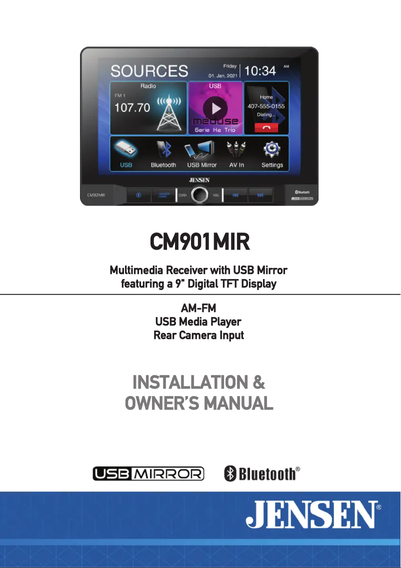 Image de la première page du manuel de l'appareil CM901MIR