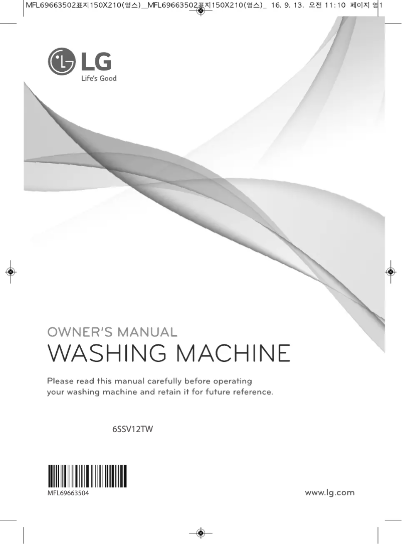 Page 1 de la notice Manuel utilisateur LG WT21VSS6