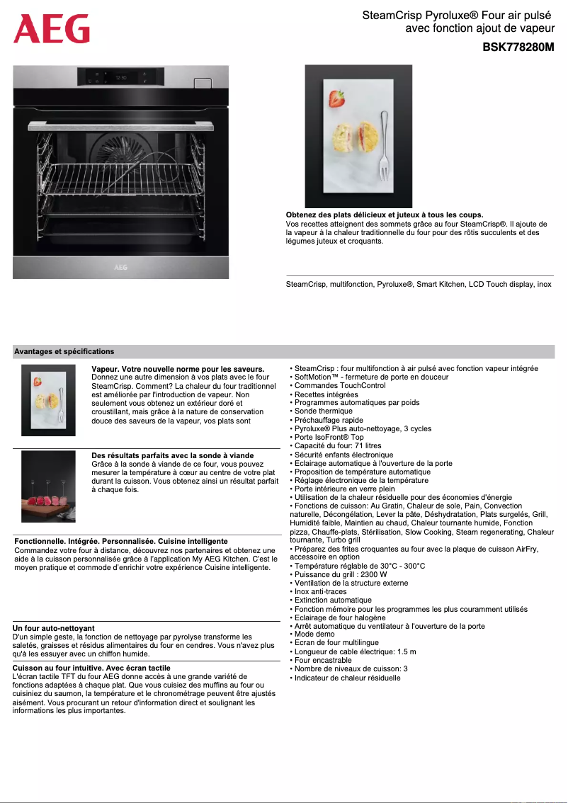 Image de la première page du manuel de l'appareil BSK778280M