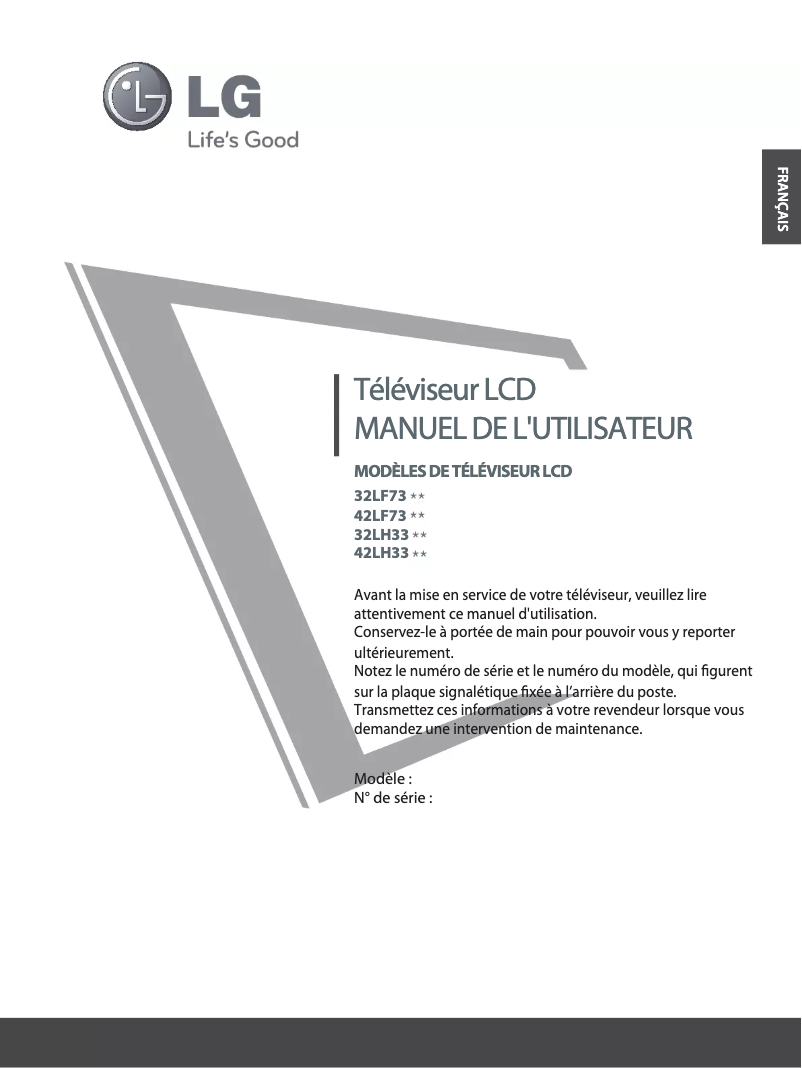 Página 1 del manual Manual de usuario LG 19LU7000