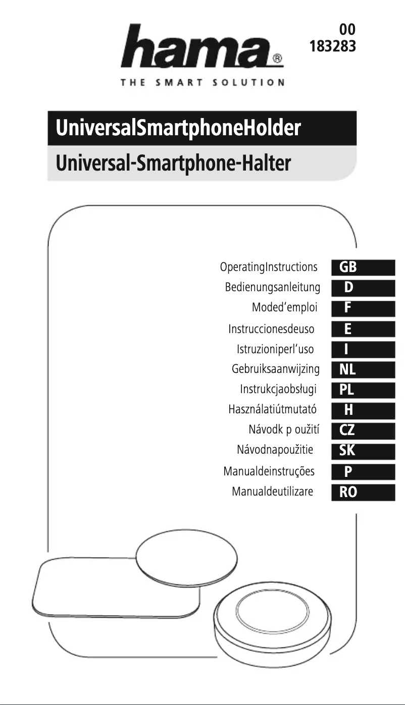 Page 1 de la notice Manuel utilisateur Hama Magnet 00183283