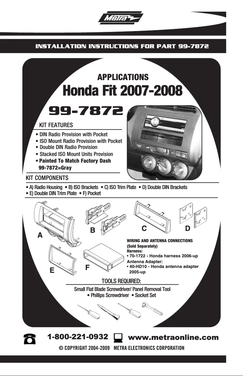 Image de la première page du manuel de l'appareil 99-7872